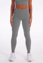 Seamless Control Ribbed Legging - Focus - Mayzia