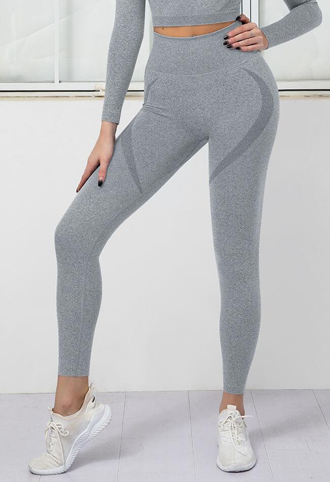 Seamless High Rise Stretchy Legging - Terry - Mayzia