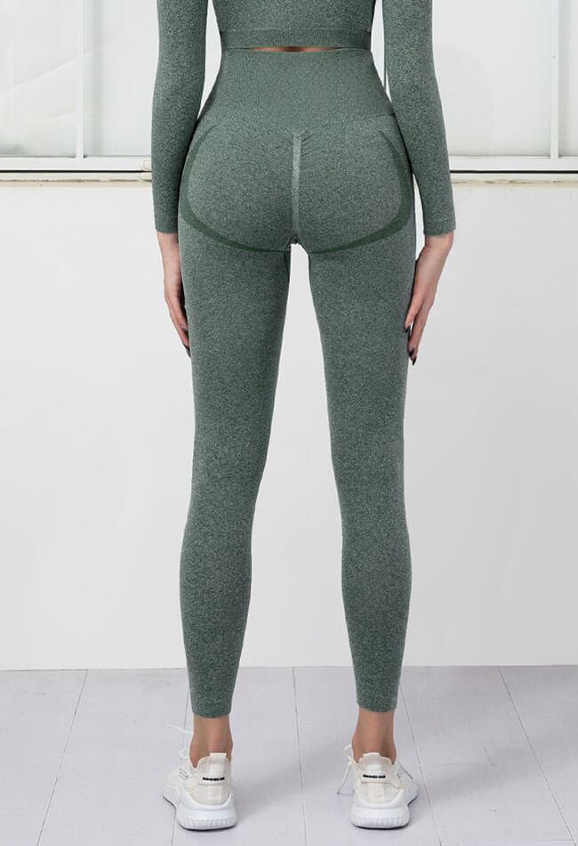 Seamless High Rise Stretchy Legging - Terry - Mayzia