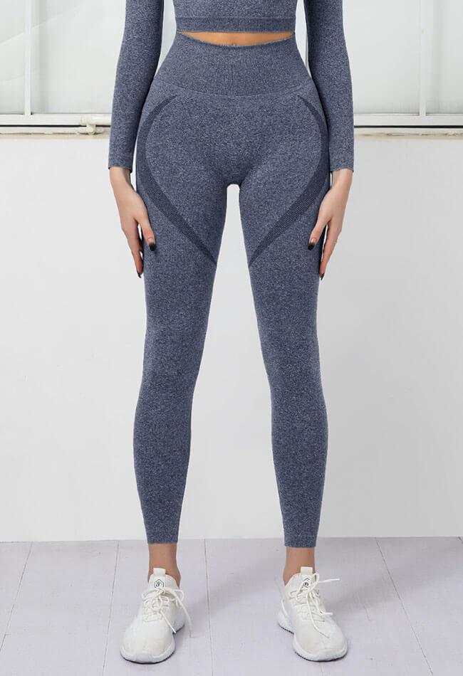 Seamless High Rise Stretchy Legging - Terry - Mayzia