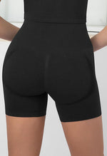 Seamless High Rise Stretchy Short - Terry - Mayzia