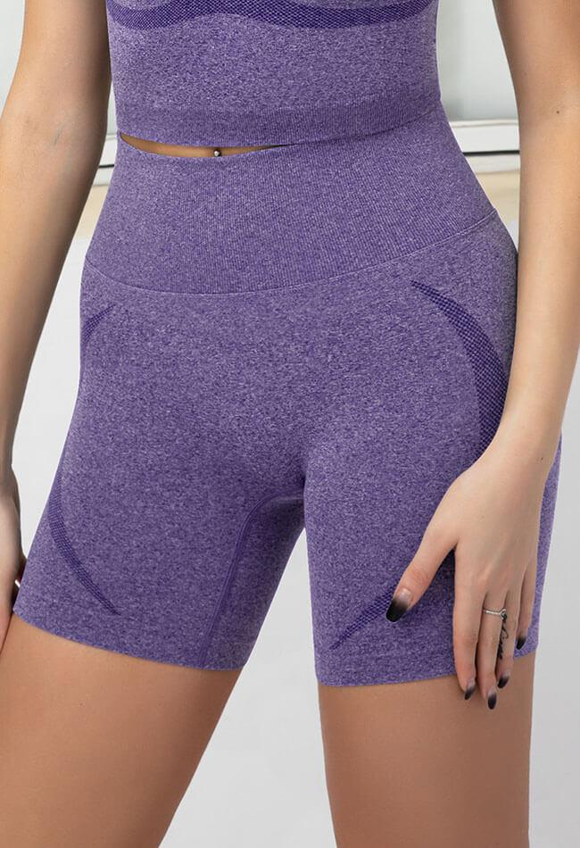 Seamless High Rise Stretchy Short - Terry - Mayzia