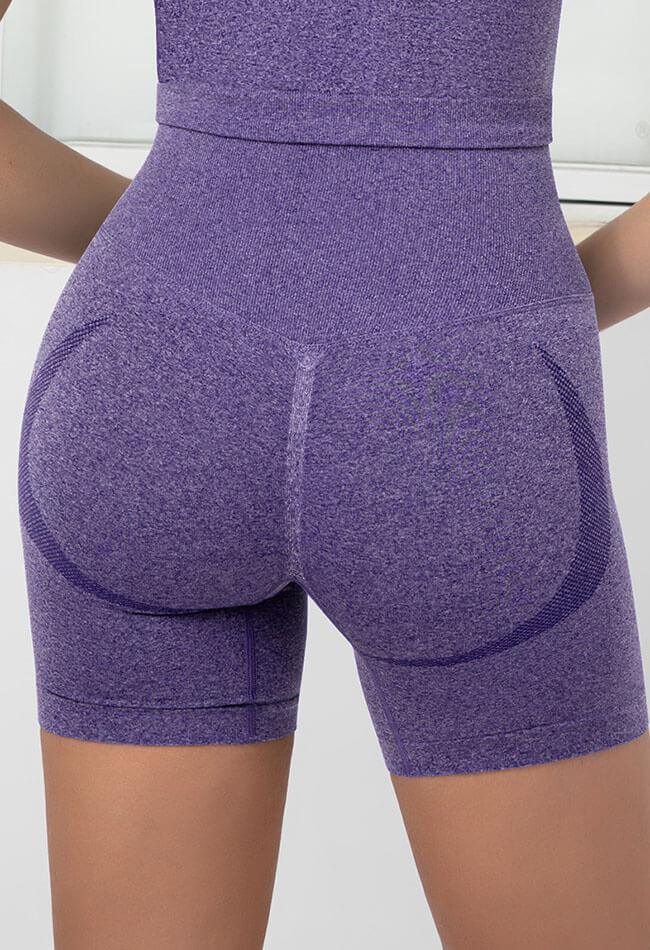 Seamless High Rise Stretchy Short - Terry - Mayzia