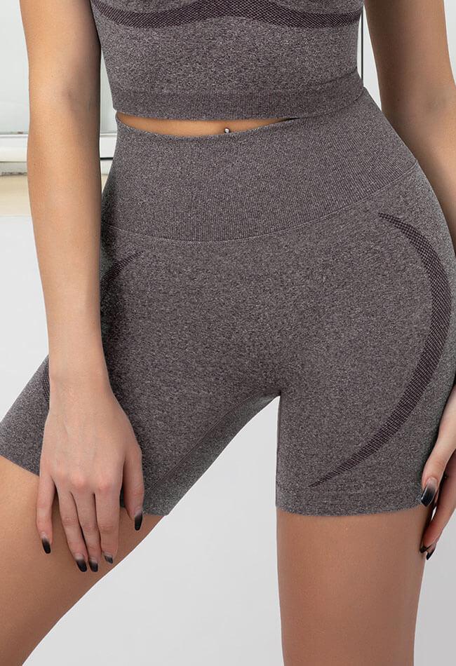 Seamless High Rise Stretchy Short - Terry - Mayzia