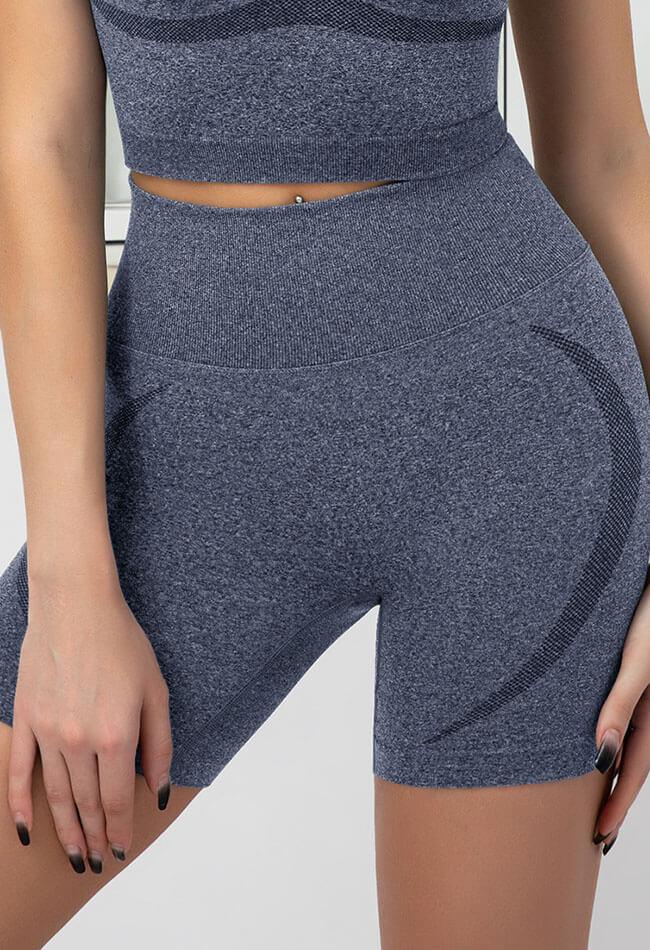 Seamless High Rise Stretchy Short - Terry - Mayzia