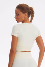 Seamless Washed Crop Top - Easy - Mayzia