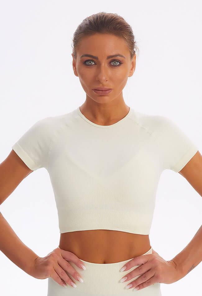 Seamless Washed Crop Top - Easy - Mayzia