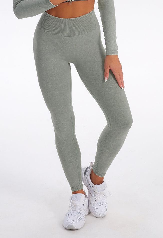 Seamless Washed High-Waist Legging - Easy - Mayzia