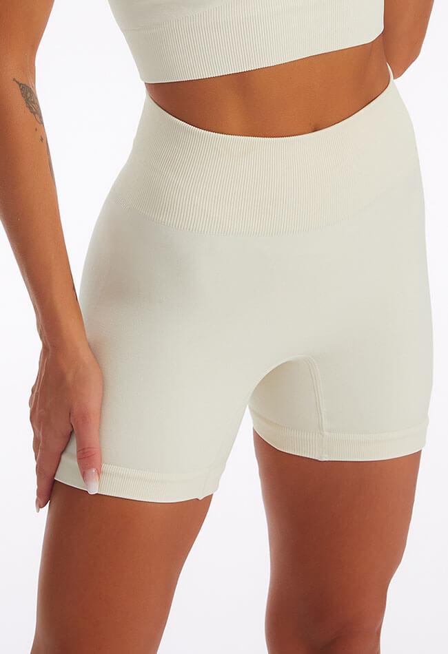 Seamless Washed High-Waist Shorts - Easy - Mayzia