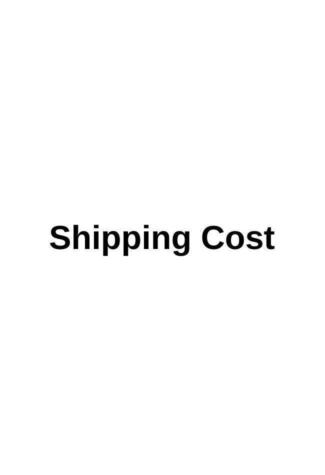 Shipping Cost - Mayzia