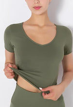 Solid Basic Crop Top - Simple - Mayzia