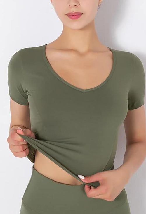 Solid Basic Crop Top - Simple - Mayzia