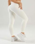 Solid Ribbed High Waist Seamless Legging - Century - Mayzia