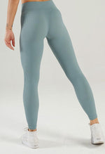 Solid Ribbed High Waist Seamless Legging - Century - Mayzia