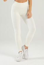 Solid Ribbed High Waist Seamless Legging - Century - Mayzia