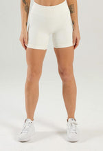 Solid Ribbed High Waist Seamless Shorts - Century - Mayzia