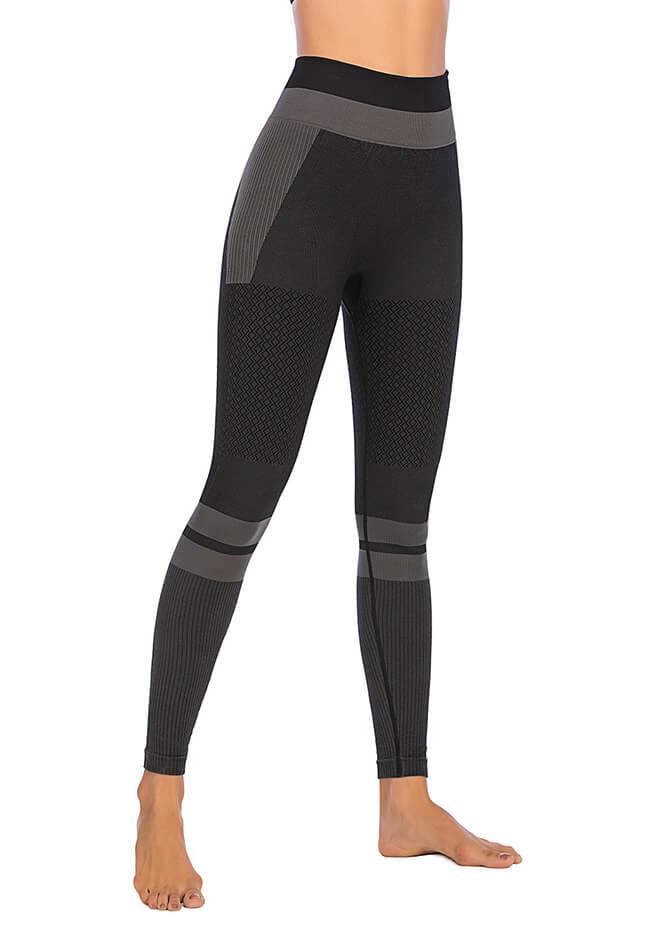 Stripes Compression Legging - Mayzia