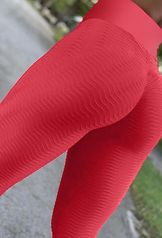 Textured Tummy Control Seamless Legging - Mayzia