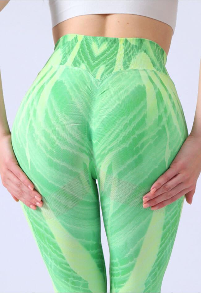 Tie-Dye Print High Waist Seamless Legging - Mayzia