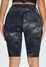 Tie-Dye Slim Shorts - Action - Mayzia