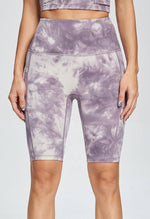 Tie-Dye Slim Shorts - Action - Mayzia