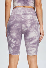 Tie-Dye Slim Shorts - Action - Mayzia