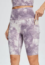 Tie-Dye Slim Shorts - Action - Mayzia