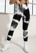 Tie-Dye Textured Tummy Control Seamless Legging - Mayzia