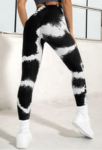 Tie-Dye Textured Tummy Control Seamless Legging - Mayzia