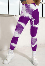 Tie-Dye Textured Tummy Control Seamless Legging - Mayzia