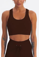 Zip Up Ribbed Sports Bra - Marvel - Mayzia